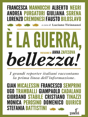 cover image of È la guerra, bellezza!